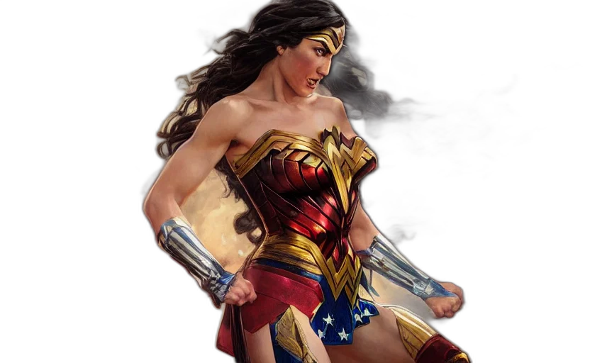 comic book art, concept art, fantasy art, photorealistic transparent PNG cut-out