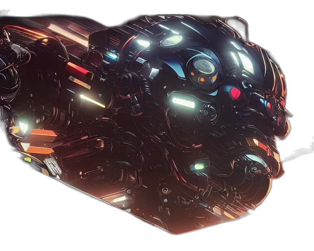 robot, weapon, creature, mask transparent PNG cut-out