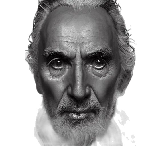 face, dragon, photorealistic, oil painting transparent PNG cut-out