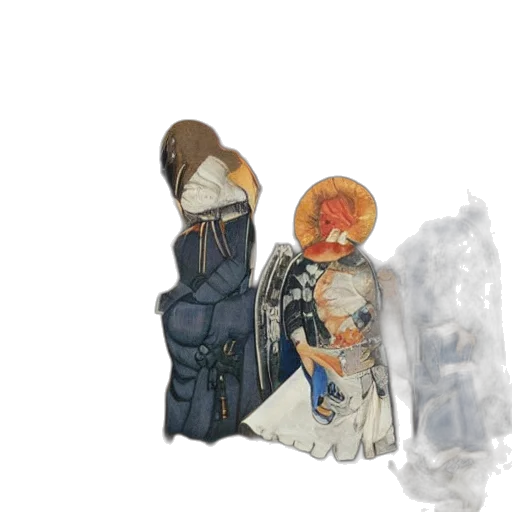 jacket, mask, jewelry, concept art transparent PNG cut-out