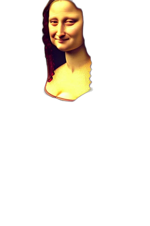 face, mask, crown, creature transparent PNG cut-out