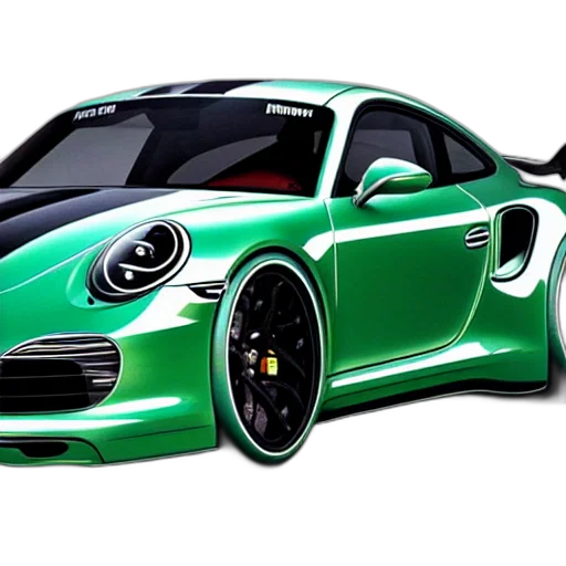 car, photorealistic, 3d render, concept art transparent PNG cut-out