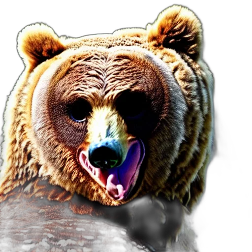 animal, creature, face, photorealistic transparent PNG cut-out