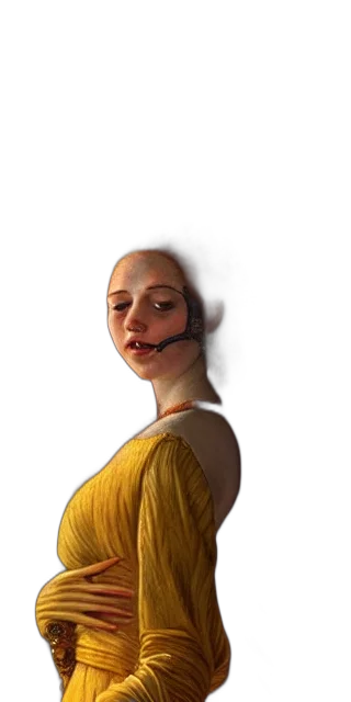staff, mask, face, dress, concept art, photorealistic, 3d render, fantasy art transparent PNG cut-out