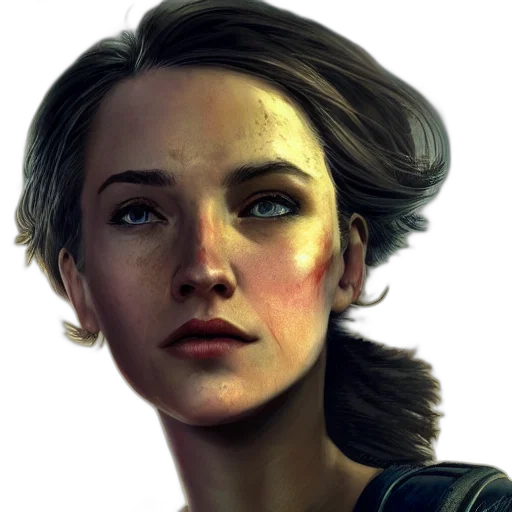 face, robot, weapon, photorealistic transparent PNG cut-out