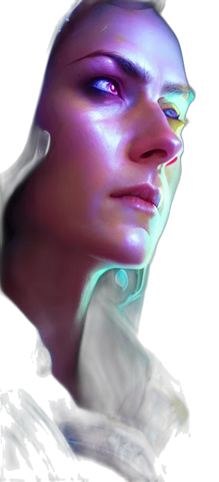 face, robot, mask, creature transparent PNG cut-out