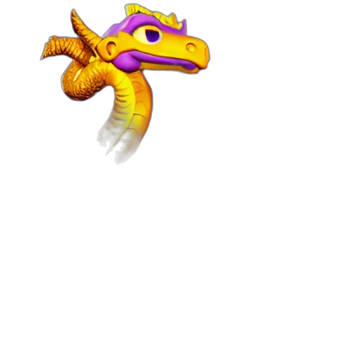 dragon, animal, creature, staff transparent PNG cut-out