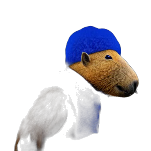 hat, animal, creature, staff transparent PNG cut-out