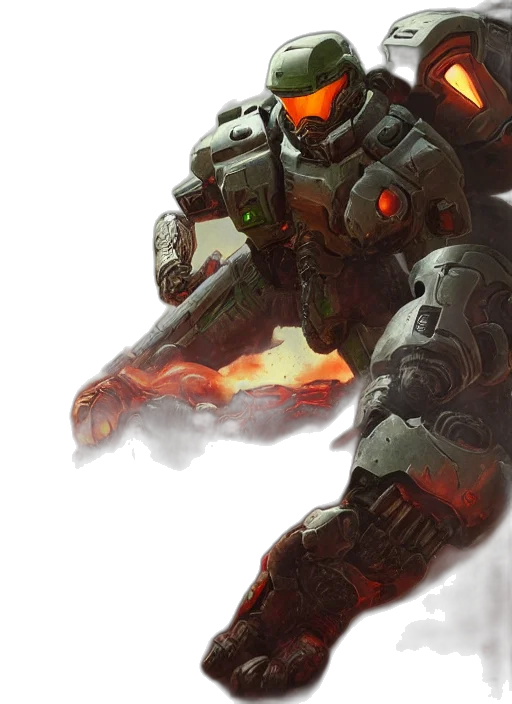 robot, weapon, concept art, fantasy art transparent PNG cut-out