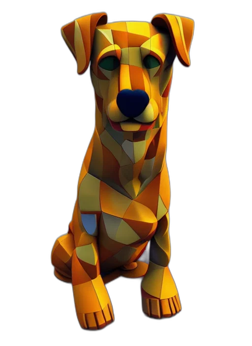 animal, staff, creature, 3d render transparent PNG cut-out