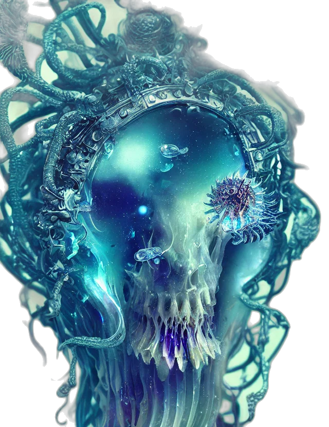 mask, crown, creature, face transparent PNG cut-out