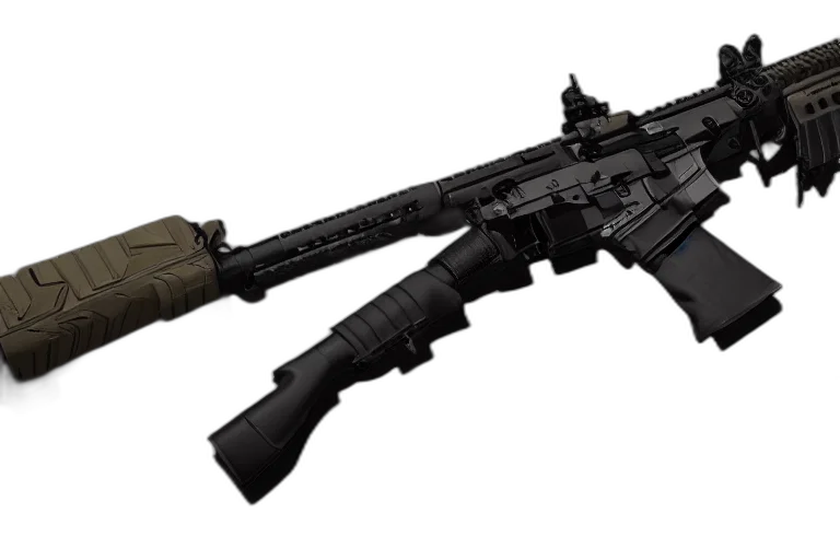weapon, staff, animal, 3d render, concept art, photorealistic, pixel art, rifle transparent PNG cut-out