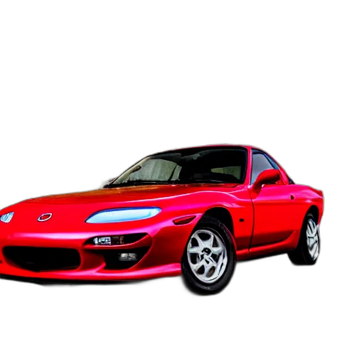 car, weapon, animal, 3d render, photorealistic, concept art, pixel art, red transparent PNG cut-out