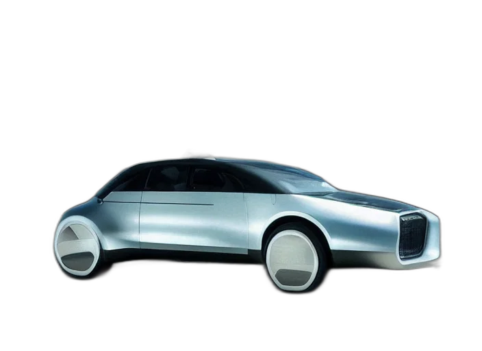 car, 3d render, concept art, photorealistic transparent PNG cut-out