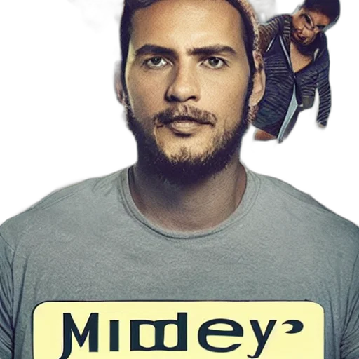face, jacket, midjourney transparent PNG cut-out