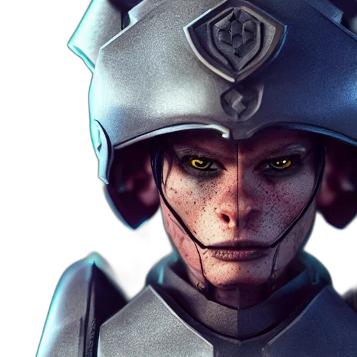 robot, concept art, comic book art, 3d render transparent PNG cut-out