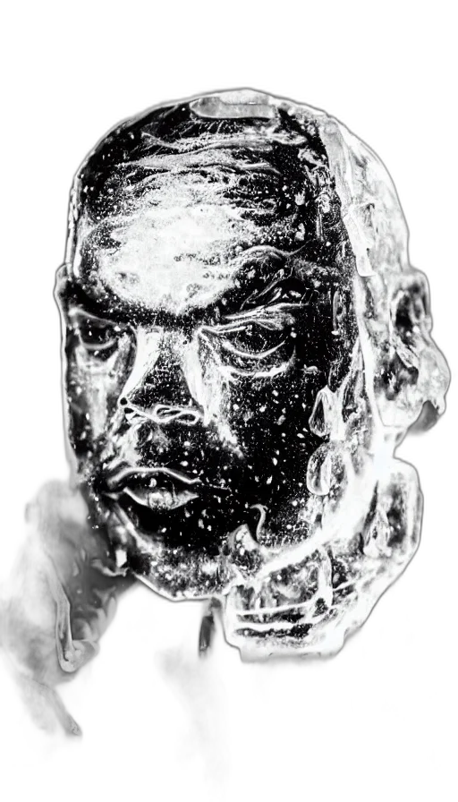 face, mask, jacket, crown transparent PNG cut-out