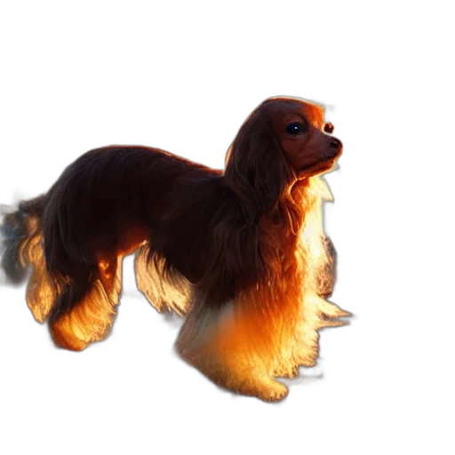 animal, hair, creature, staff, photorealistic, 3d render, concept art, oil painting transparent PNG cut-out