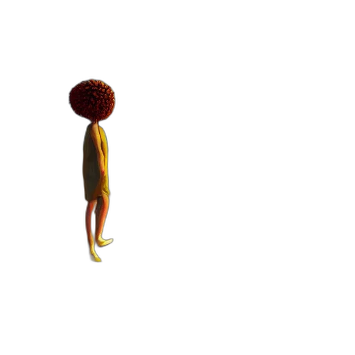 staff, dress, hair, robot, 3d render, concept art, pixel art, photorealistic transparent PNG cut-out