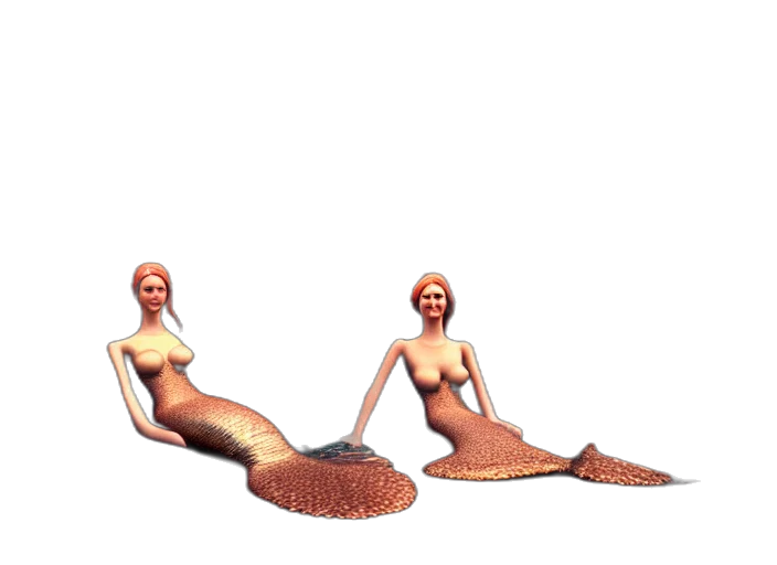 creature, hair, jewelry, dress, 3d render, concept art, pixel art, vaporwave transparent PNG cut-out