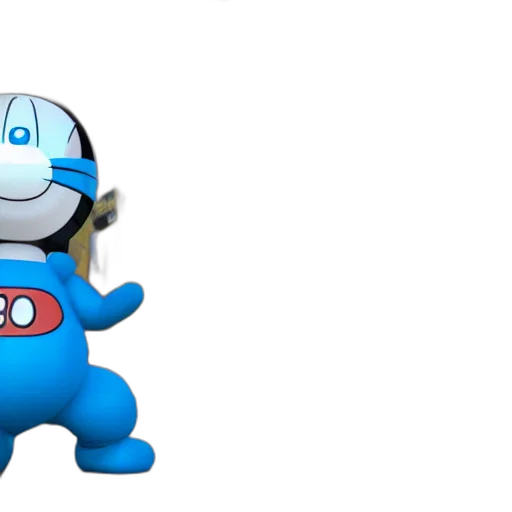 robot, 3d render, concept art, cartoon, pixel art, blue, doraemon, terminator transparent PNG cut-out