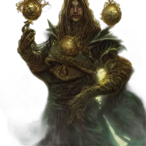 staff, mask, fantasy art, concept art transparent PNG cut-out