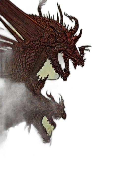 dragon, creature, mask, fantasy art transparent PNG cut-out