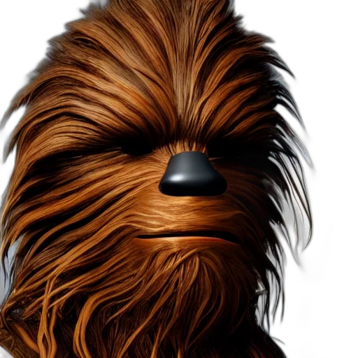 mask, hair, animal, face, photorealistic, concept art, 3d render, fantasy art transparent PNG cut-out