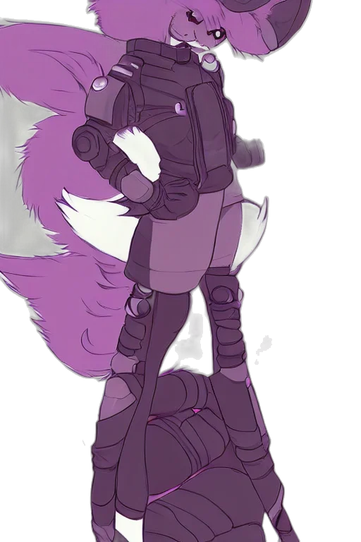staff, jacket, weapon, robot, cyberpunk, concept art, pixel art, vaporwave transparent PNG cut-out