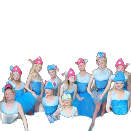hat, staff, crown, dress, concept art, underwater, blue, pastel transparent PNG cut-out
