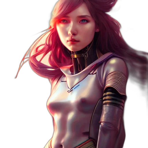 robot, concept art, comic book art, fantasy art transparent PNG cut-out