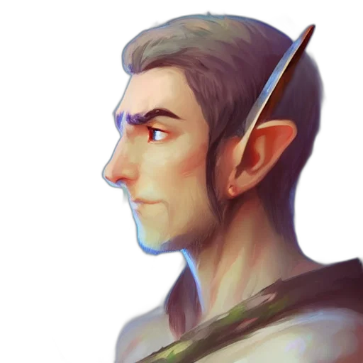face, staff, fantasy art, concept art transparent PNG cut-out