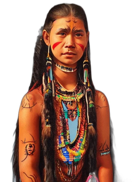 jewelry, face, mask, staff, photorealistic, oil painting, concept art, fantasy art transparent PNG cut-out