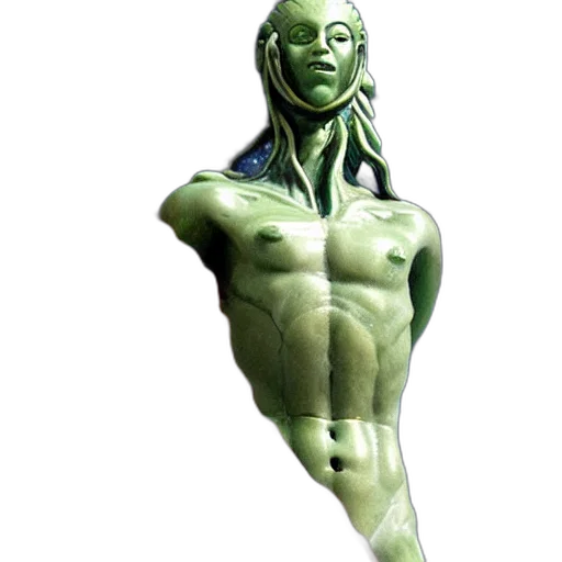 creature, face, staff, jewelry transparent PNG cut-out