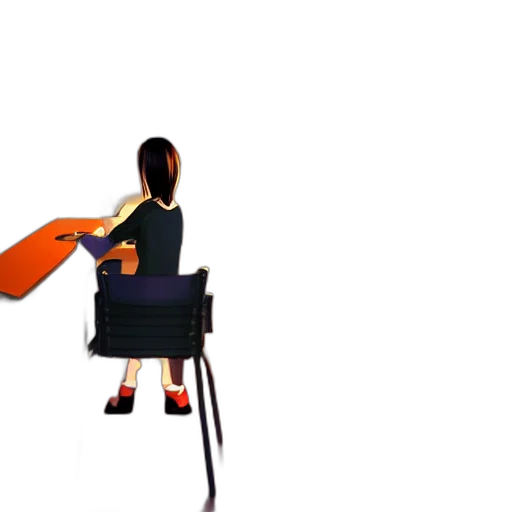 staff, furniture, umbrella, robot transparent PNG cut-out
