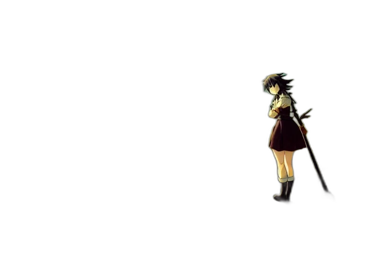 dress, weapon, staff, sword transparent PNG cut-out