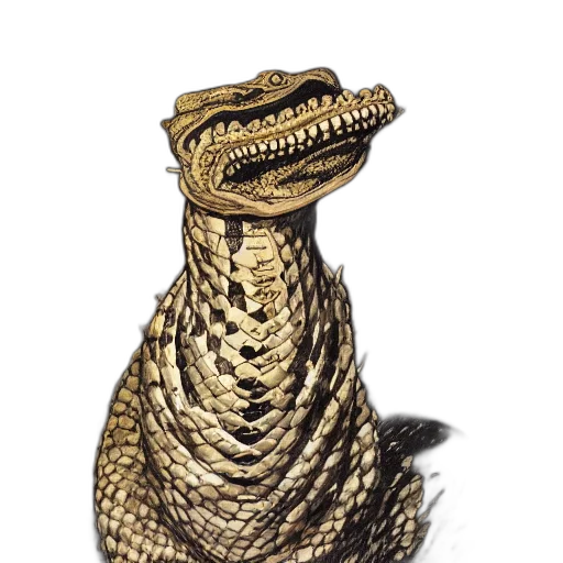 animal, dragon, hat, crown transparent PNG cut-out