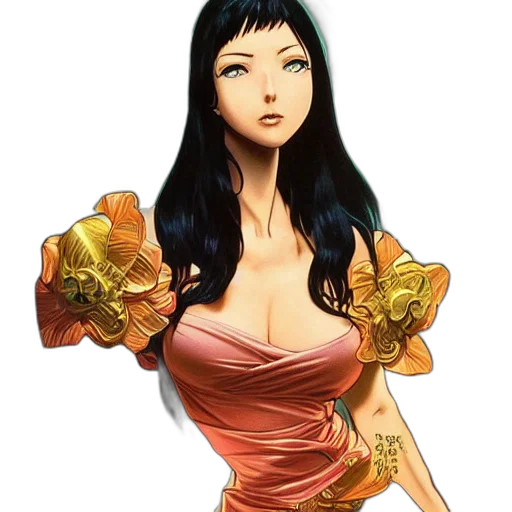 dress, staff, fantasy art, concept art transparent PNG cut-out
