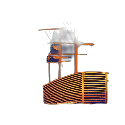 furniture, robot, weapon, 3d render transparent PNG cut-out