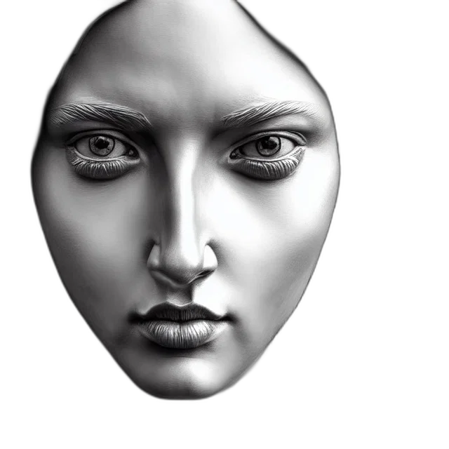 face, mask, jewelry, crown, photorealistic, 3d render, pencil sketch, fantasy art transparent PNG cut-out