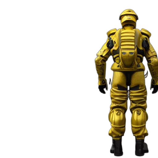 robot, jacket, 3d render, concept art transparent PNG cut-out