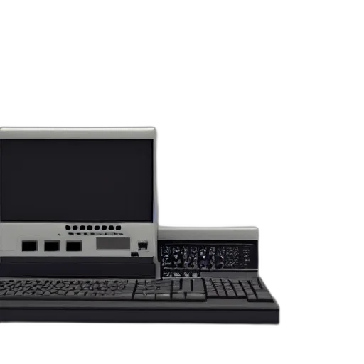 staff, 3d render, computer, pedestal, render, octane, ray, tracing transparent PNG cut-out