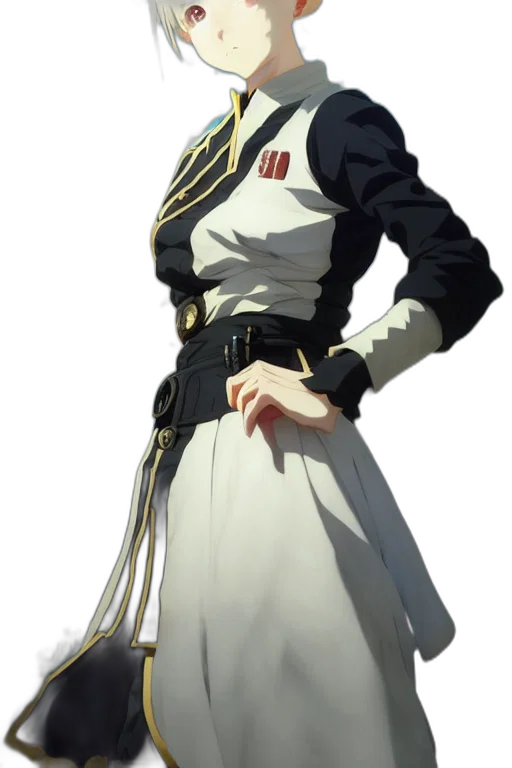 staff, dress, crown, jacket, concept art, anime, fantasy art, photorealistic transparent PNG cut-out