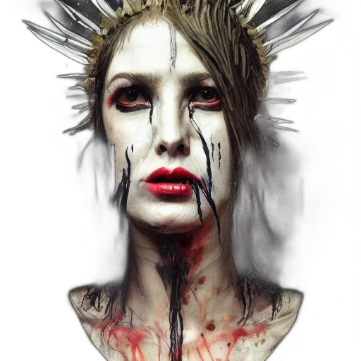 face, crown, photorealistic, fantasy art transparent PNG cut-out