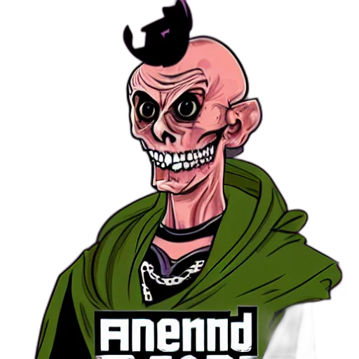 staff, face, mask, concept art, comic book art, cartoon, 3d render, vecna transparent PNG cut-out