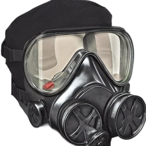 mask, jacket, concept art, dual, canister, gas transparent PNG cut-out