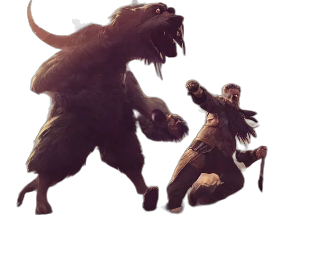 creature, animal, dragon, concept art, fantasy art, gerald, rivia, fighting transparent PNG cut-out