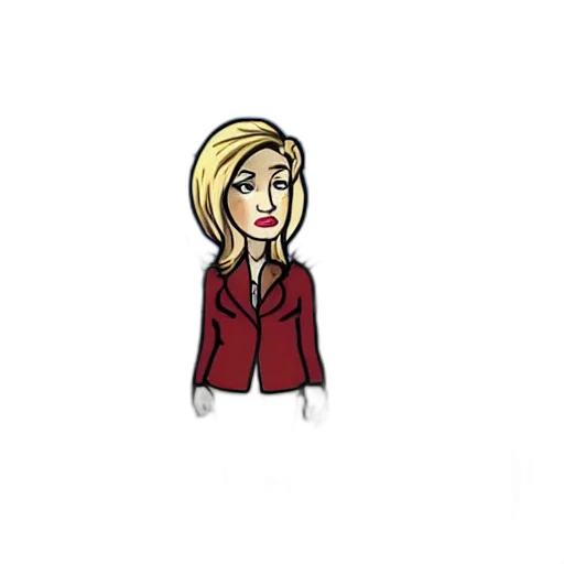 jacket, staff, cartoon, pixel art transparent PNG cut-out