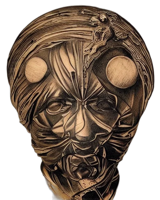 mask, face, crown, jewelry transparent PNG cut-out