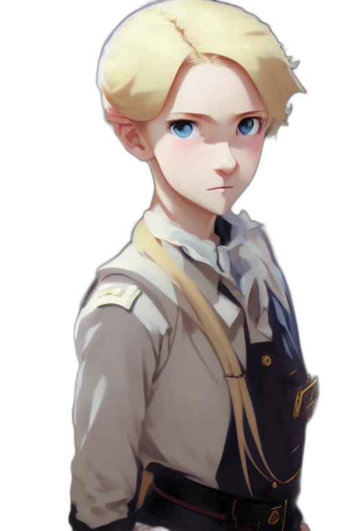 staff, face, crown, jacket transparent PNG cut-out